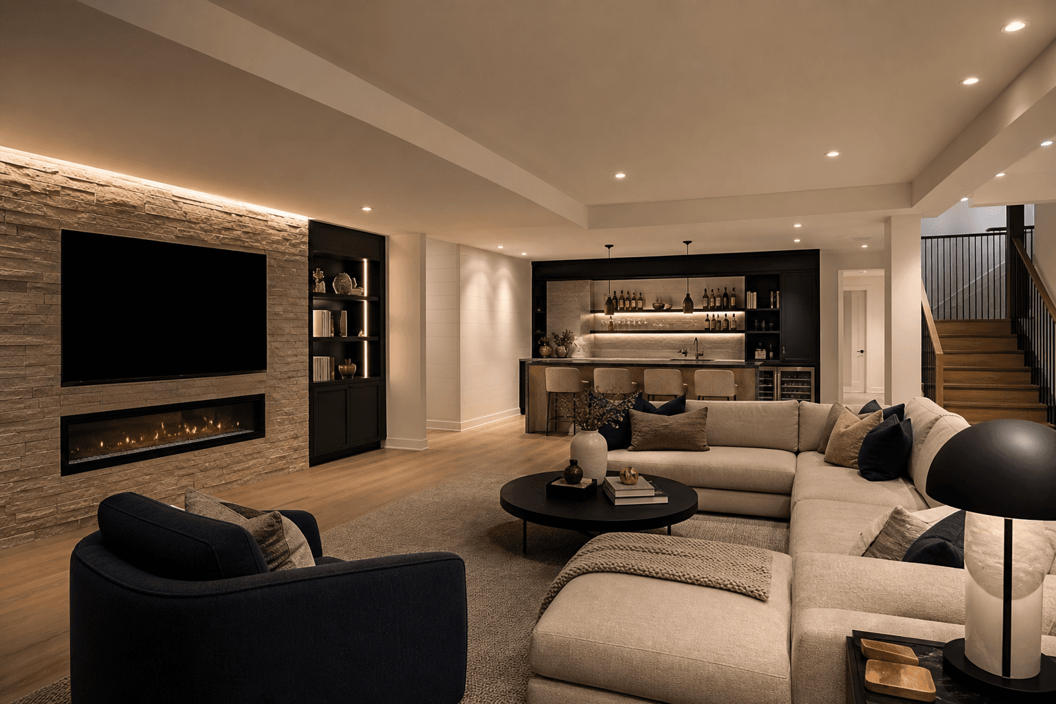 Basement finishing