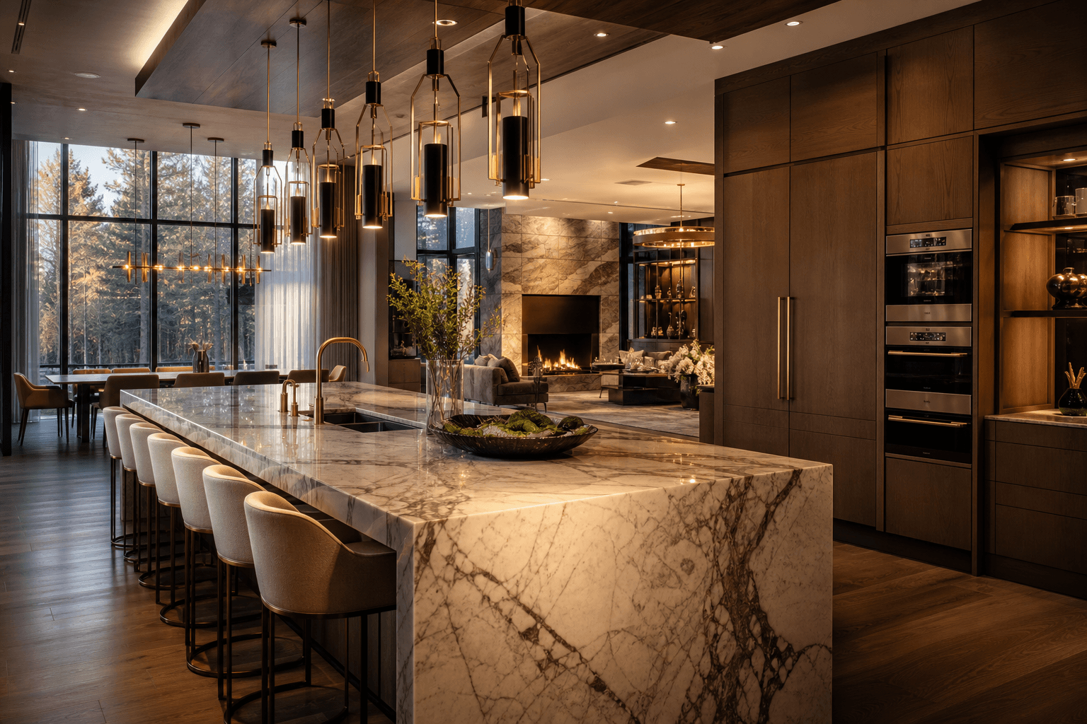 Kitchen and open-concept remodel project